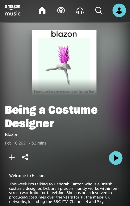 Blazon show for Amazon | Deborah Cantor Costume Designer/Wardrobe Stylist